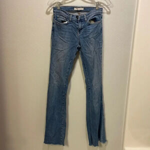 J Brand Bell Bottoms Woman’s jeans. The style is Icicle